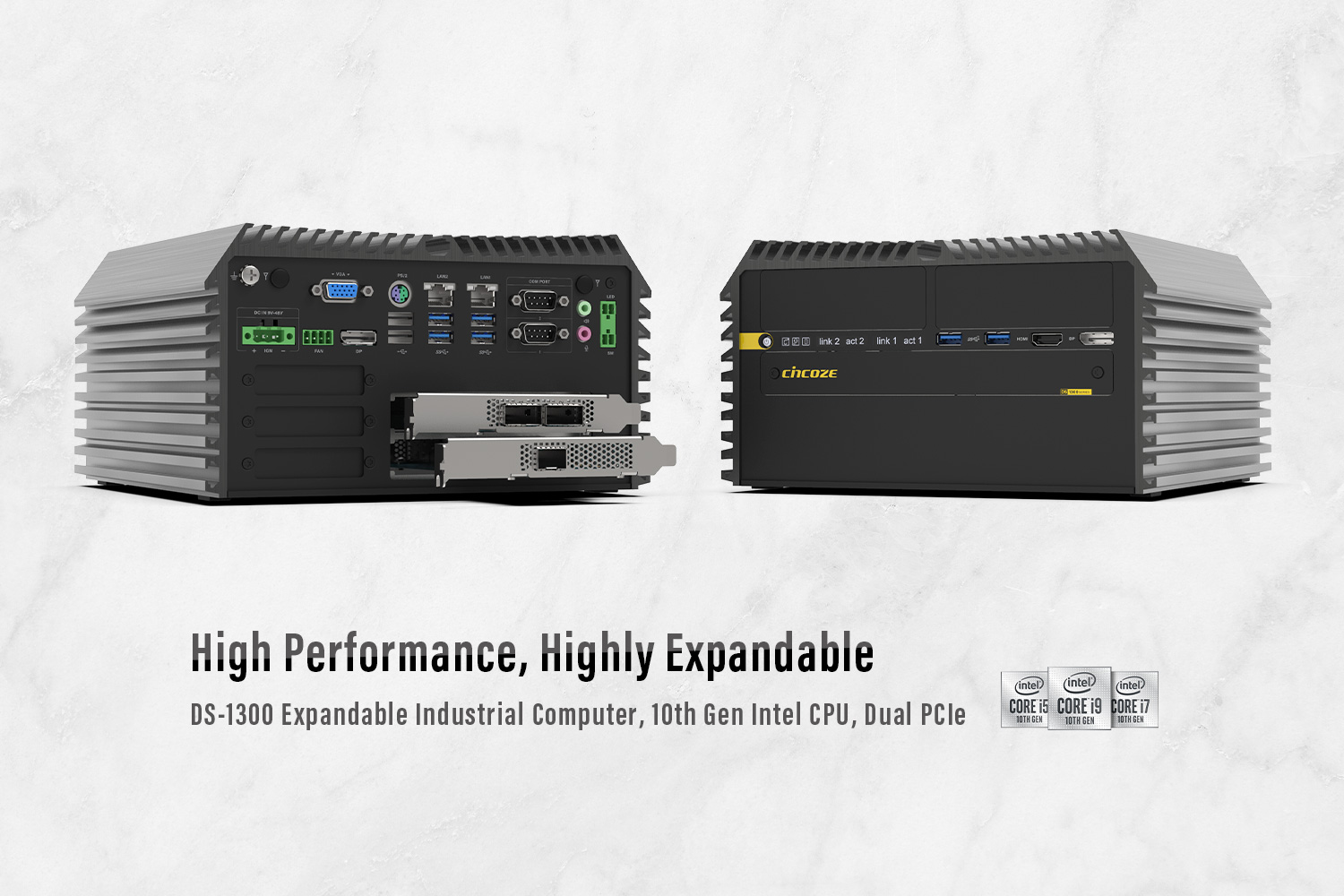 Deploy Cincoze DS-1300 Expandable Embedded Computer in AIoT Era Deploy Cincoze DS-1300 Expandable Embedded Computer in AIoT Era