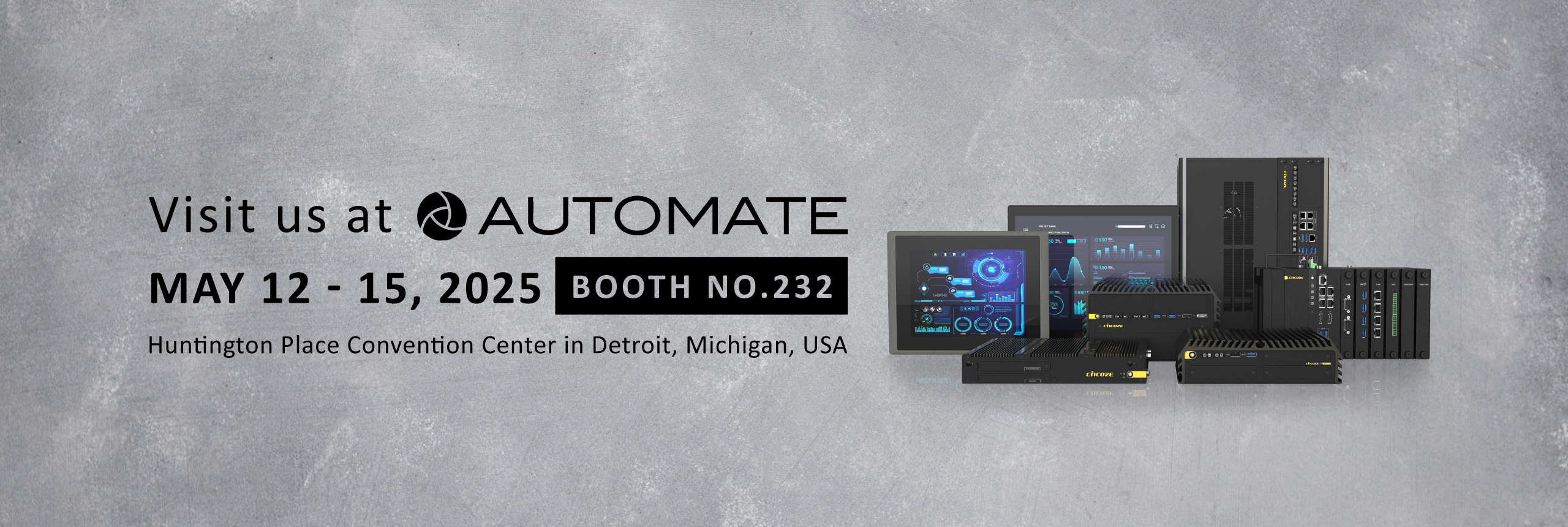 与 Cincoze 德承相遇在 Automate Show 2025 !