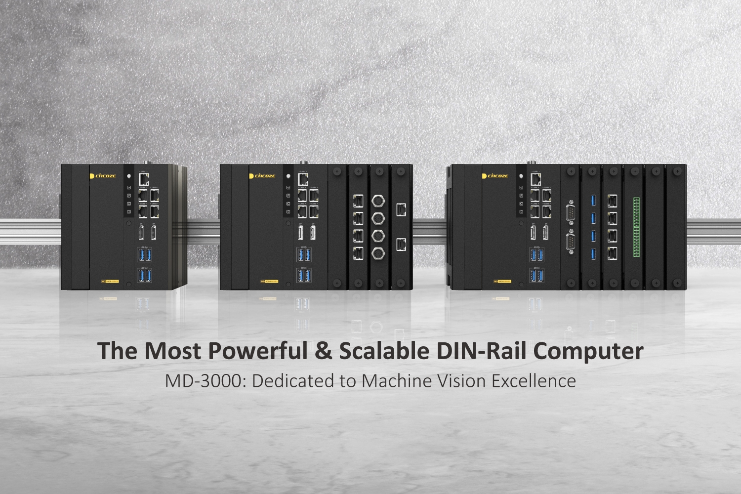 [ 产品聚焦 ] Cincoze 高效能扩展型 DIN-Rail 嵌入式工控机（MD-3000 系列）
