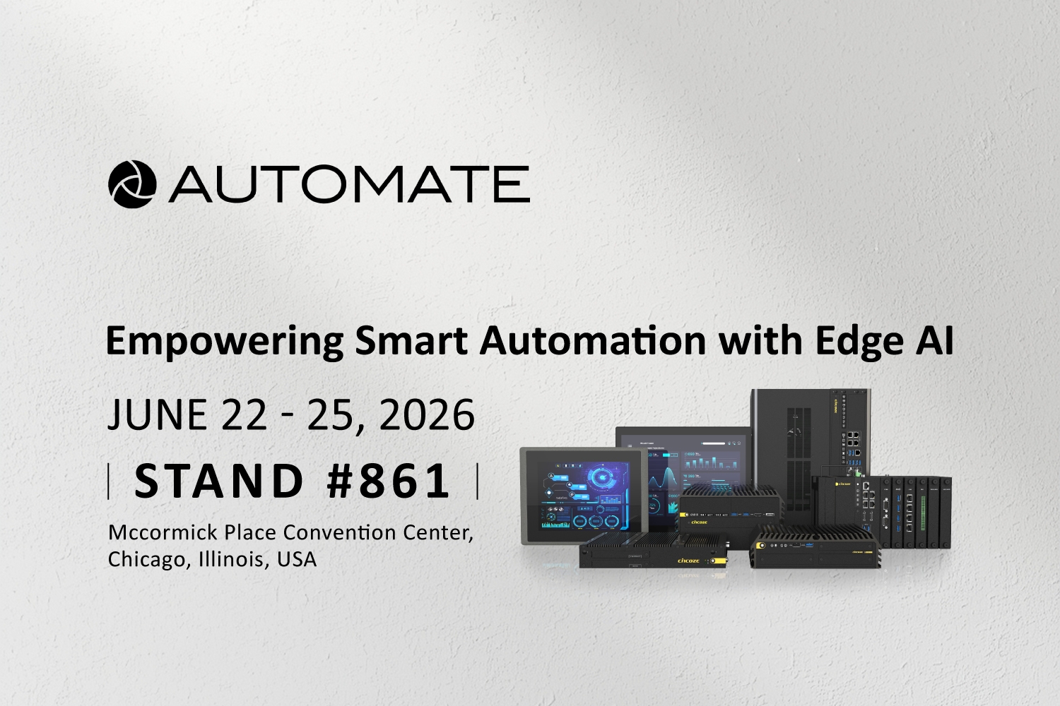 Automate 2026：德承聚焦 Edge AI 运算以及自动化解决方案