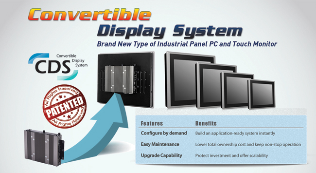 Cincoze Revolutionary Convertible Display System (CDS) Offers Simple Transformation with a three-step installation Cincoze Revolutionary Convertible Display System (CDS) Offers Simple Transformation with a three-step installation